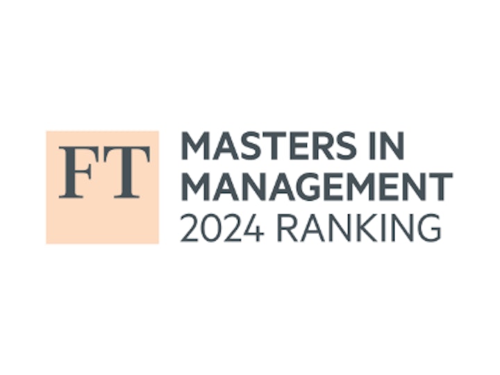 Financial Times Masters in Mangement 2024 ranking